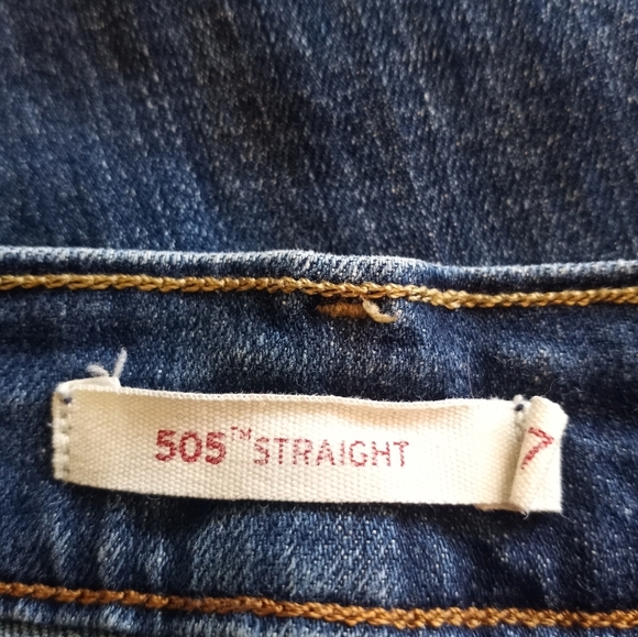 Levi's Western 505 Classic Straight Leg Upside Down Levis Stranger Things Collab - Picture 5 of 6